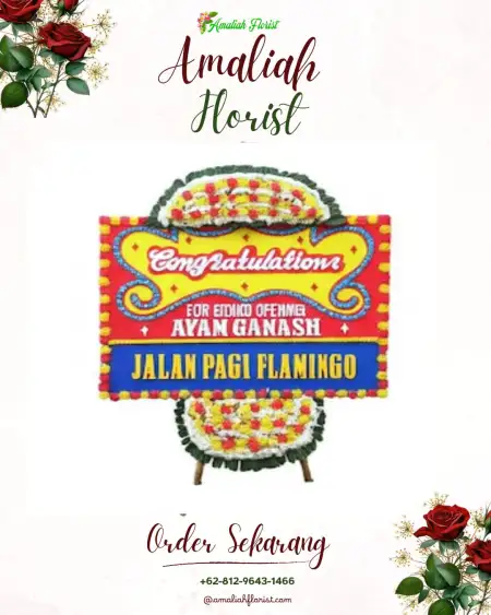 Sewa Papan Bunga Teruwai