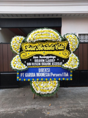 Papan Bunga Duka di Teruwai